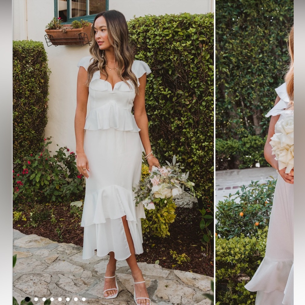 Show Me Your Mumu Reese Ruffle dress